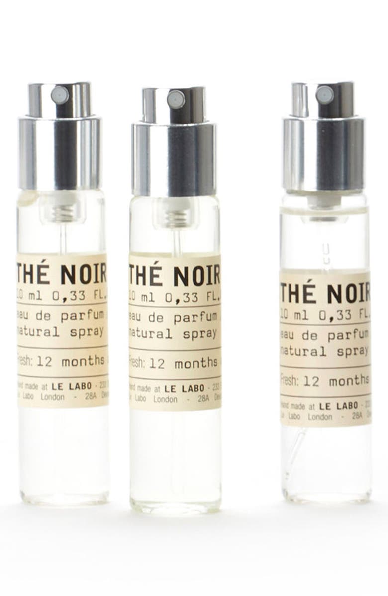 Le Labo Thé Noir 29 Eau de Parfum Travel Tube Refill Trio, Main, color,