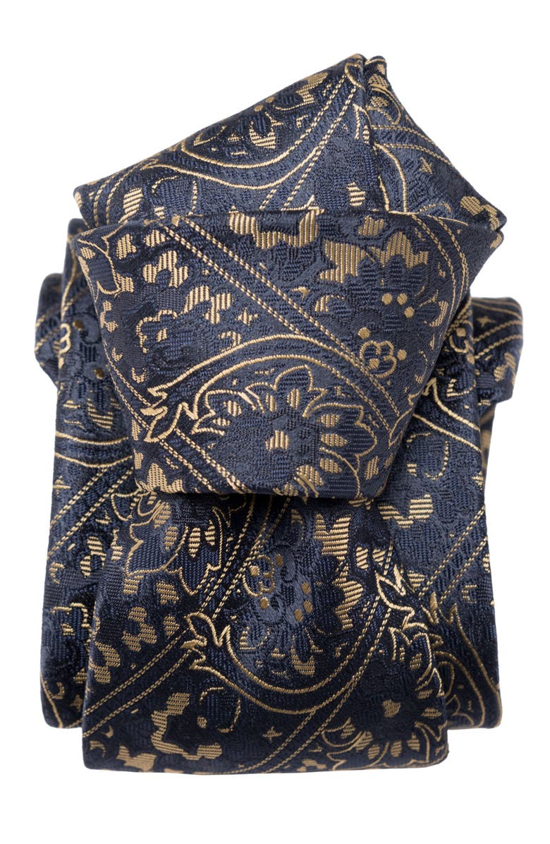 Elizabetta Caruso - Silk Jacquard Tie for Men, Alternate, color, 