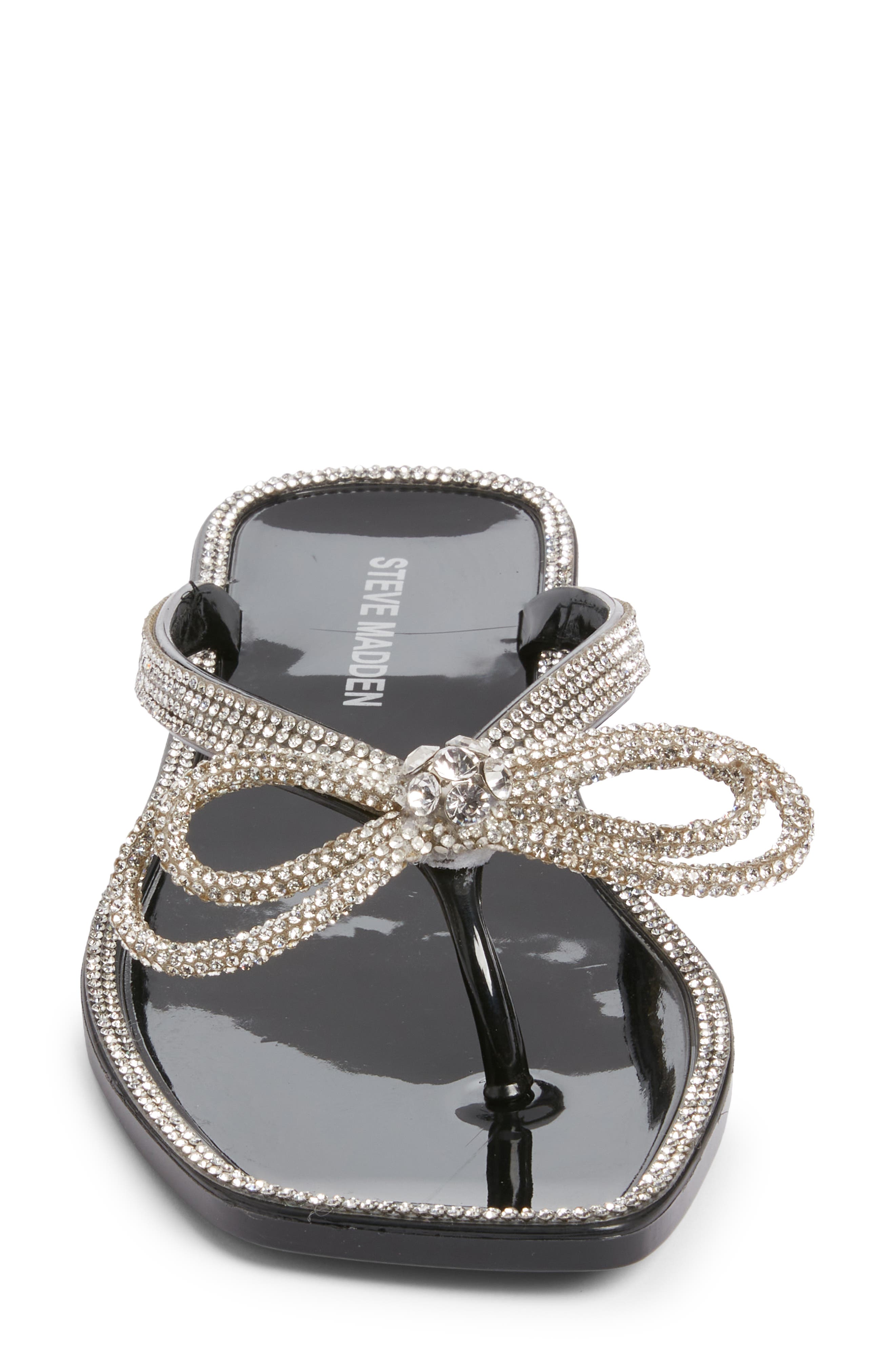 Steve Madden Juned Embellished Flip Flop, Alternate, color, 