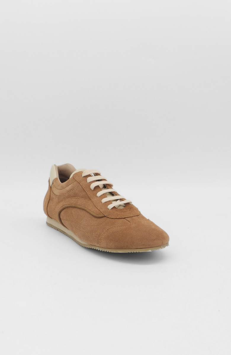 STIVALI NEW YORK Agiata Essential Leather Sneakers, Main, color, Tan