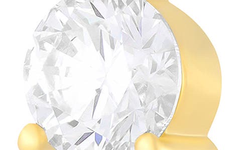 Ef Collection Graduated Diamond Huggie Hoop Earrings In Gold