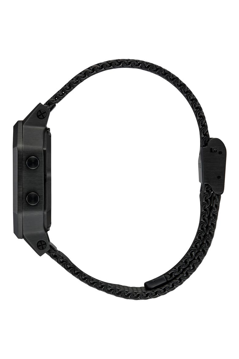 Siren Digital Bracelet Watch, 36mm, Alternate, color, BLACK