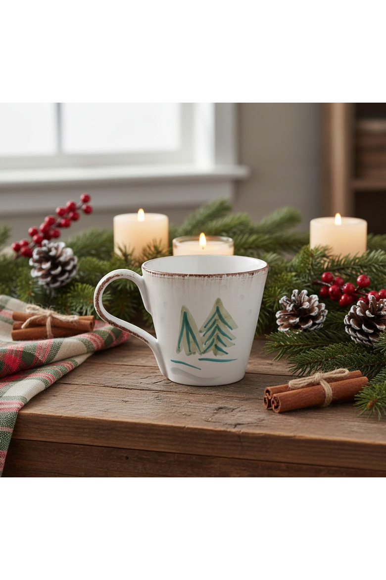 Cortina (Winter Trees) Mug, Alternate, color, White