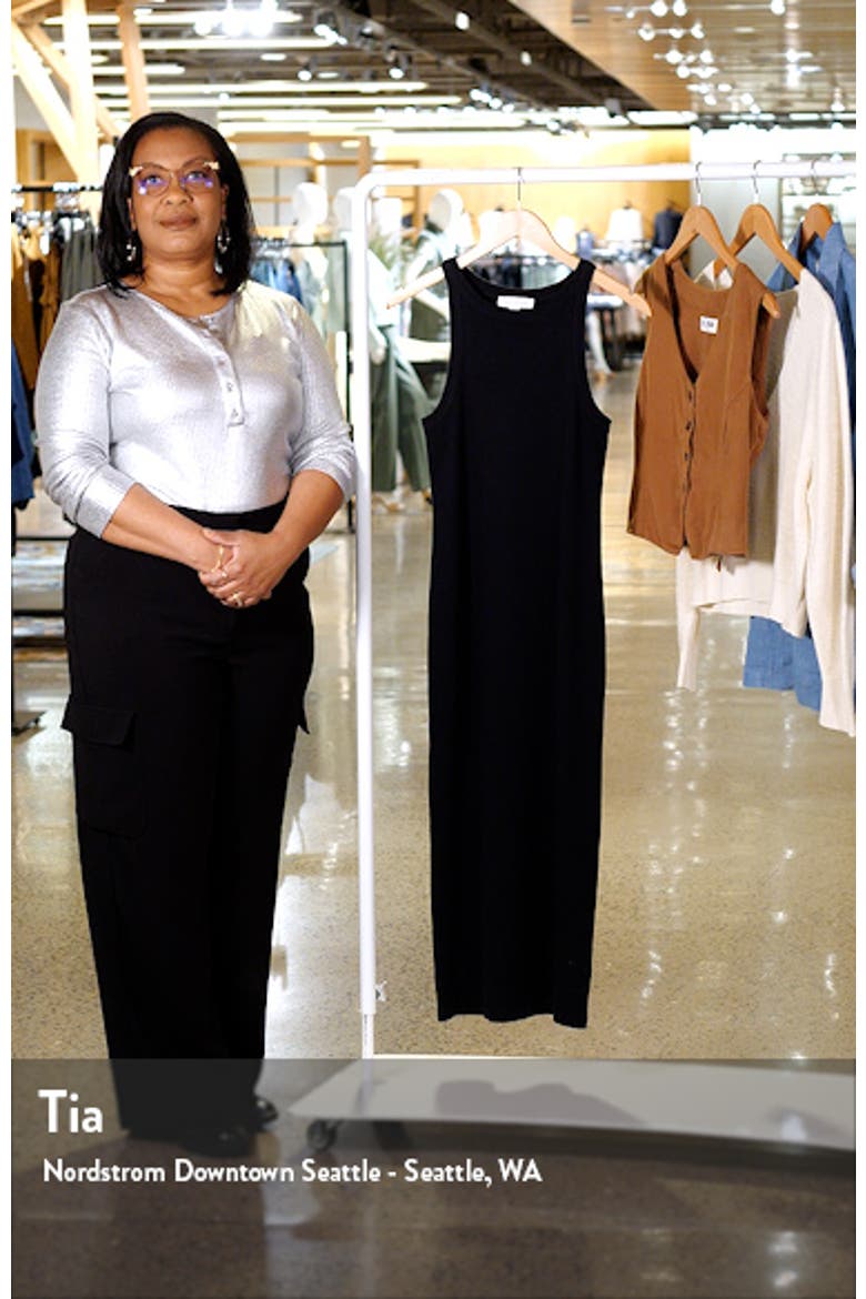 Cut In Rib Tank Dress video