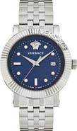 Versace V-Classic Bracelet Watch, 42mm