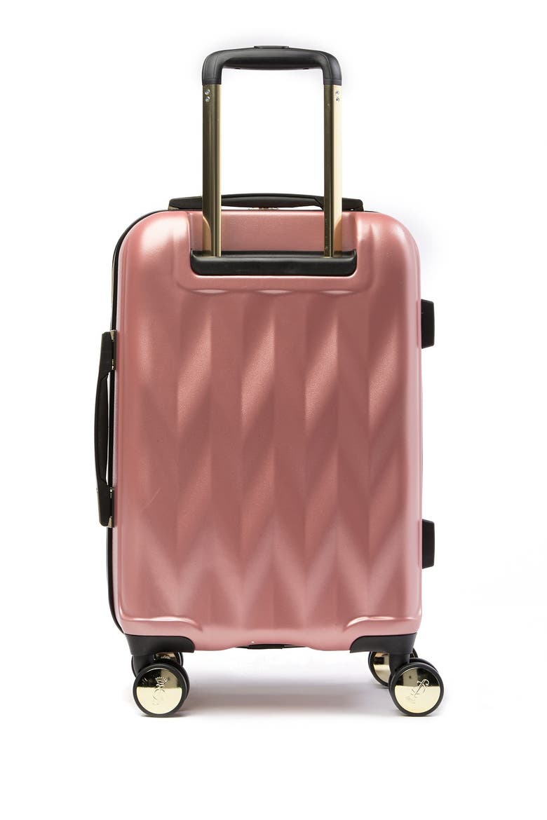 Grace Collection 21" Carry-On Spinner, Alternate, color, ROSE GOLD