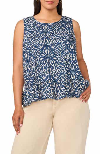 Vince Camuto Sleeveless Peplum Top