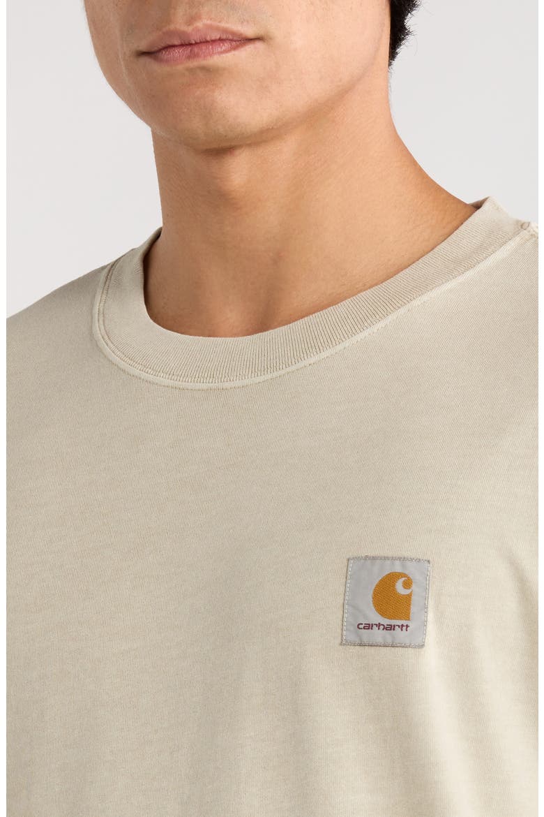 Vista Loose Fit Logo T-Shirt, Alternate, color, WHITE GARMENT DYED