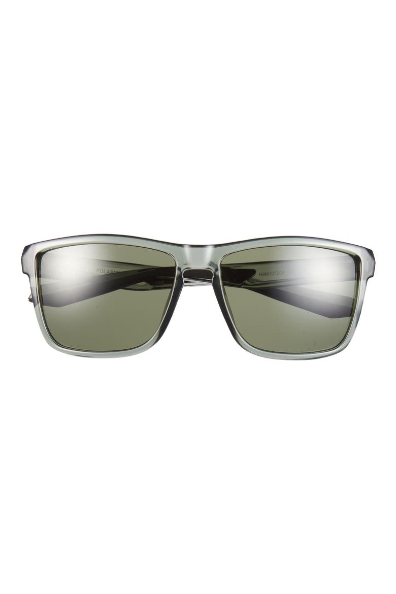 58mm Square Sunglasses, Main, color, DEEP OLIVE