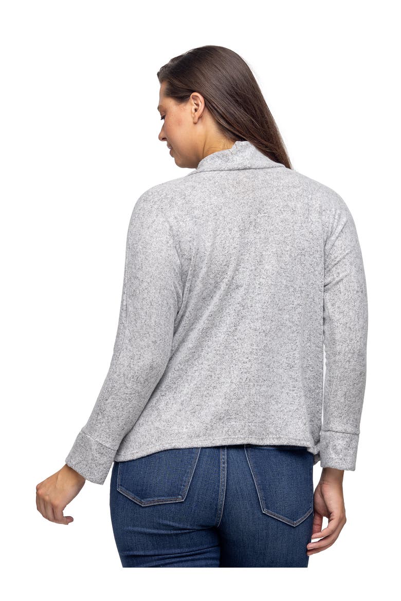 Single Button Front Long Sleeve Womens Cardigan, Alternate, color, Grey
