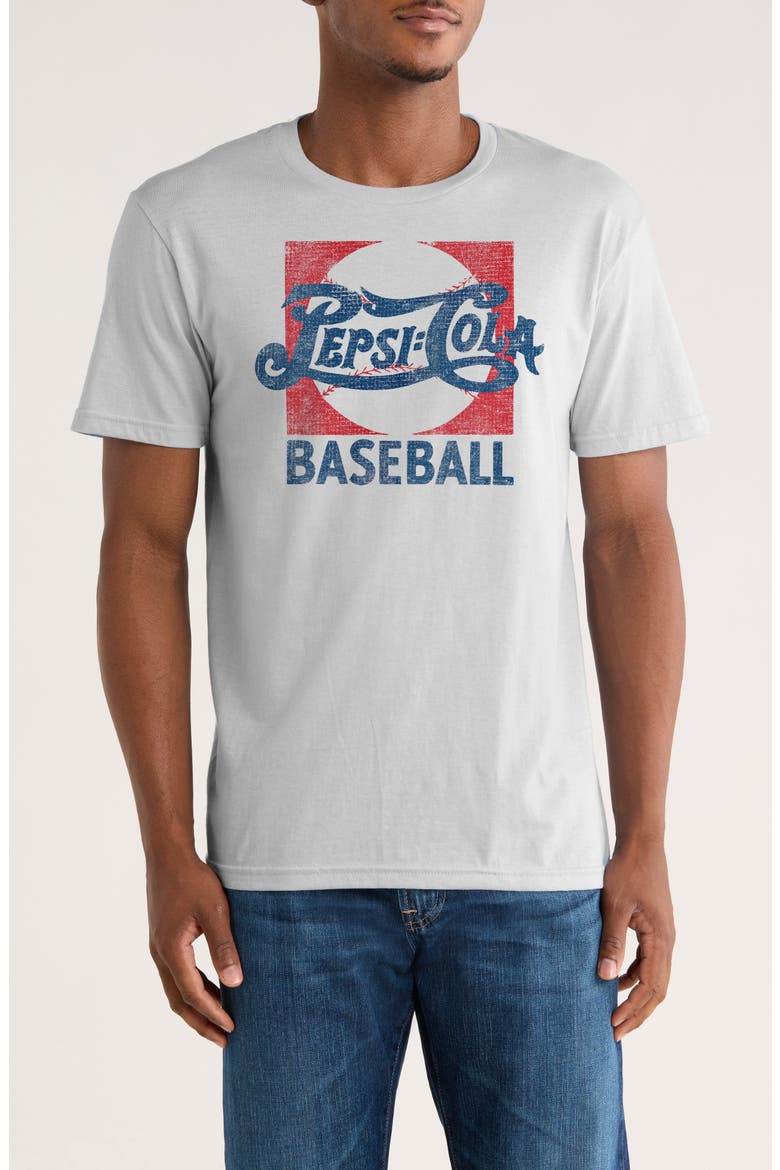 Pepsi Baseball Graphic T-Shirt, Main, color, WHITE