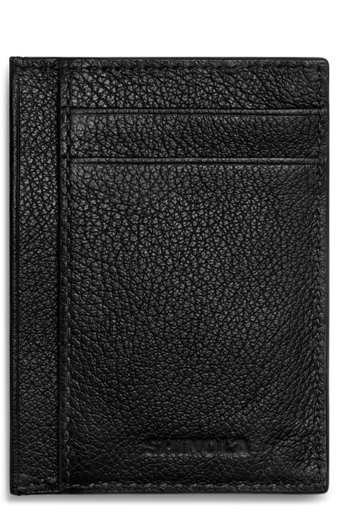 Canfield Essential ID Pebble Leather Card Holder