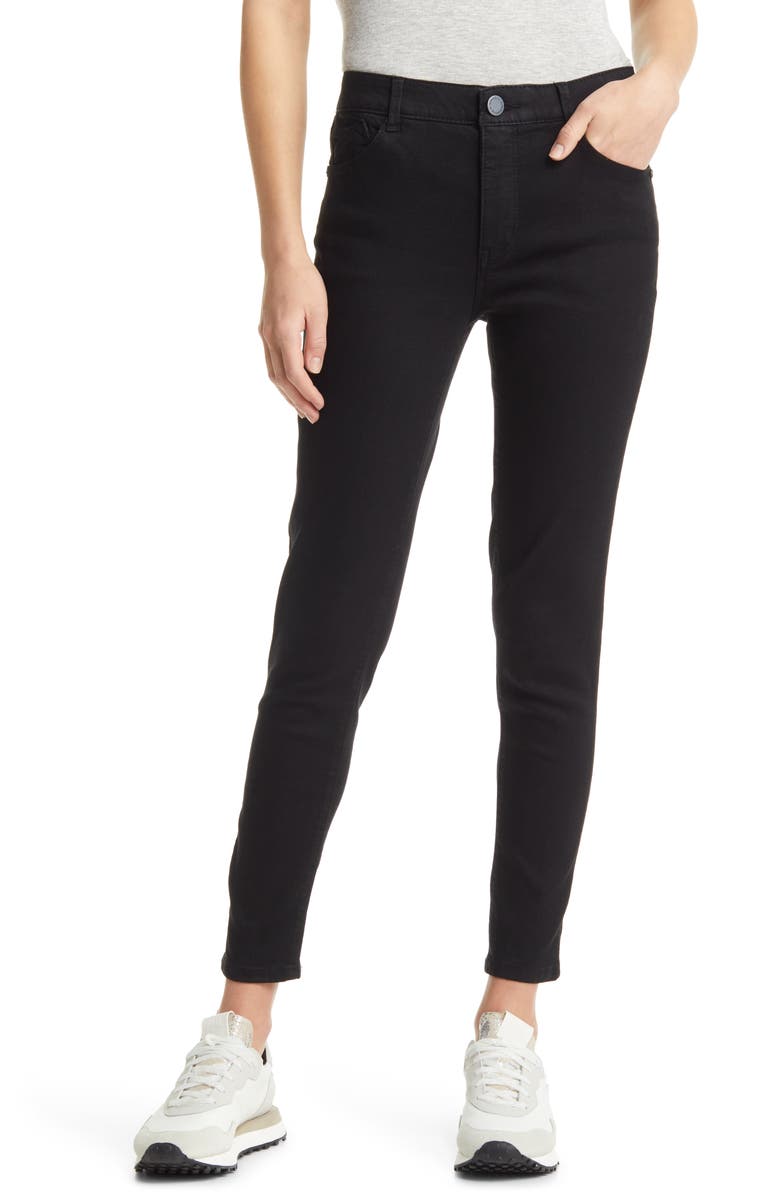 Wit & Wisdom 'Ab'Solution Ankle Skinny Jeans, Main, color, Black
