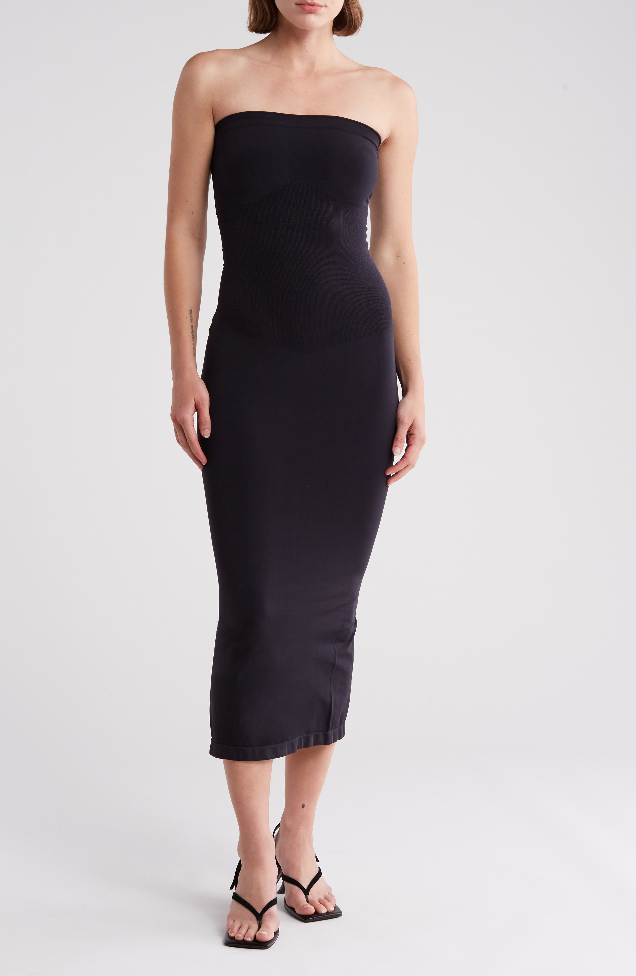 WISHLIST Strapless Knit Maxidress