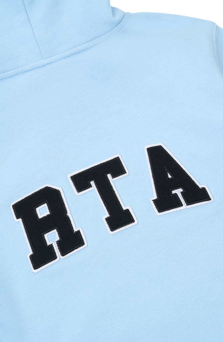 RtA Kids' Eden Collegiate Logo French Terry Hoodie, Alternate, color, Blue Collegiate