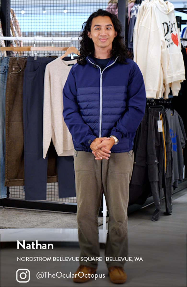 All Course Quilted Hybrid Hoodie, sales video thumbnail