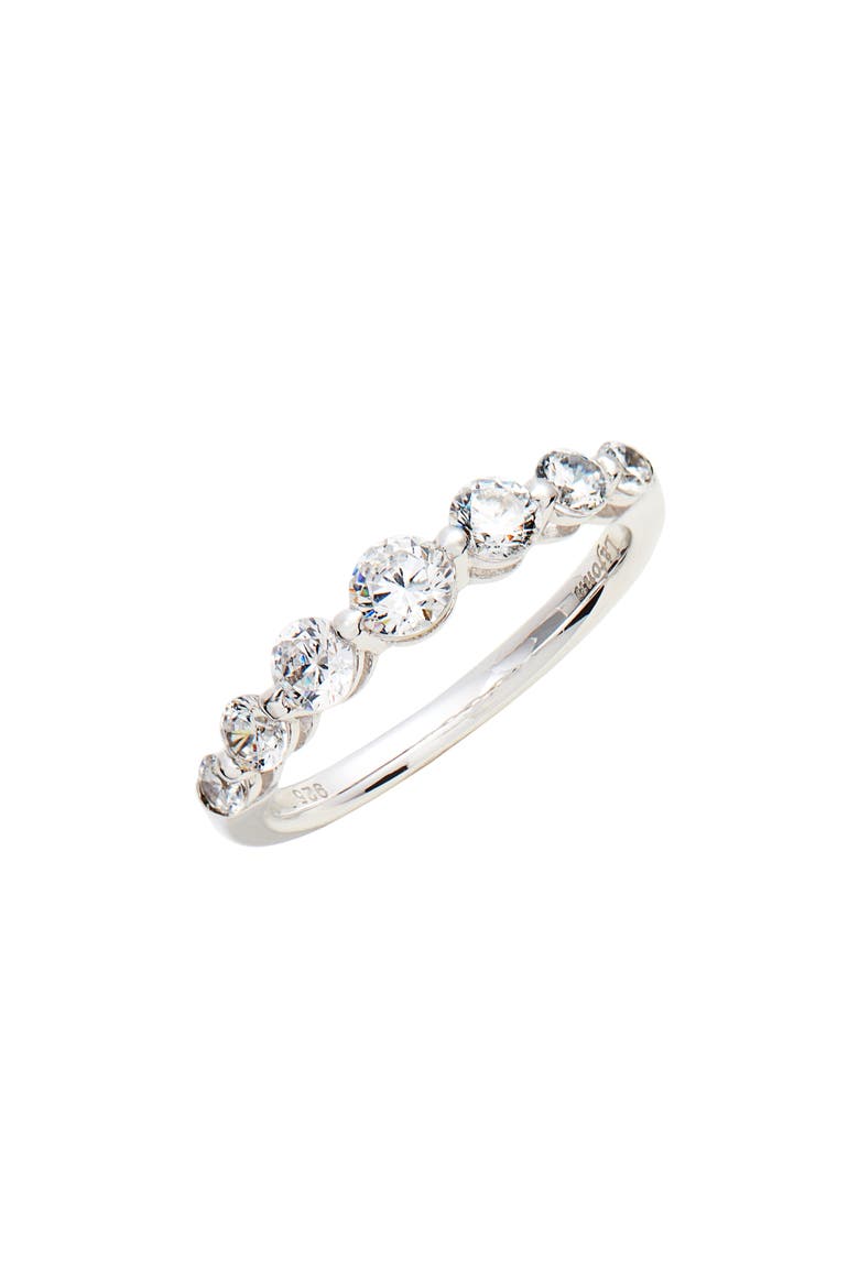 7 Symbols of Joy Ring, Main, color, SILVER/ CLEAR