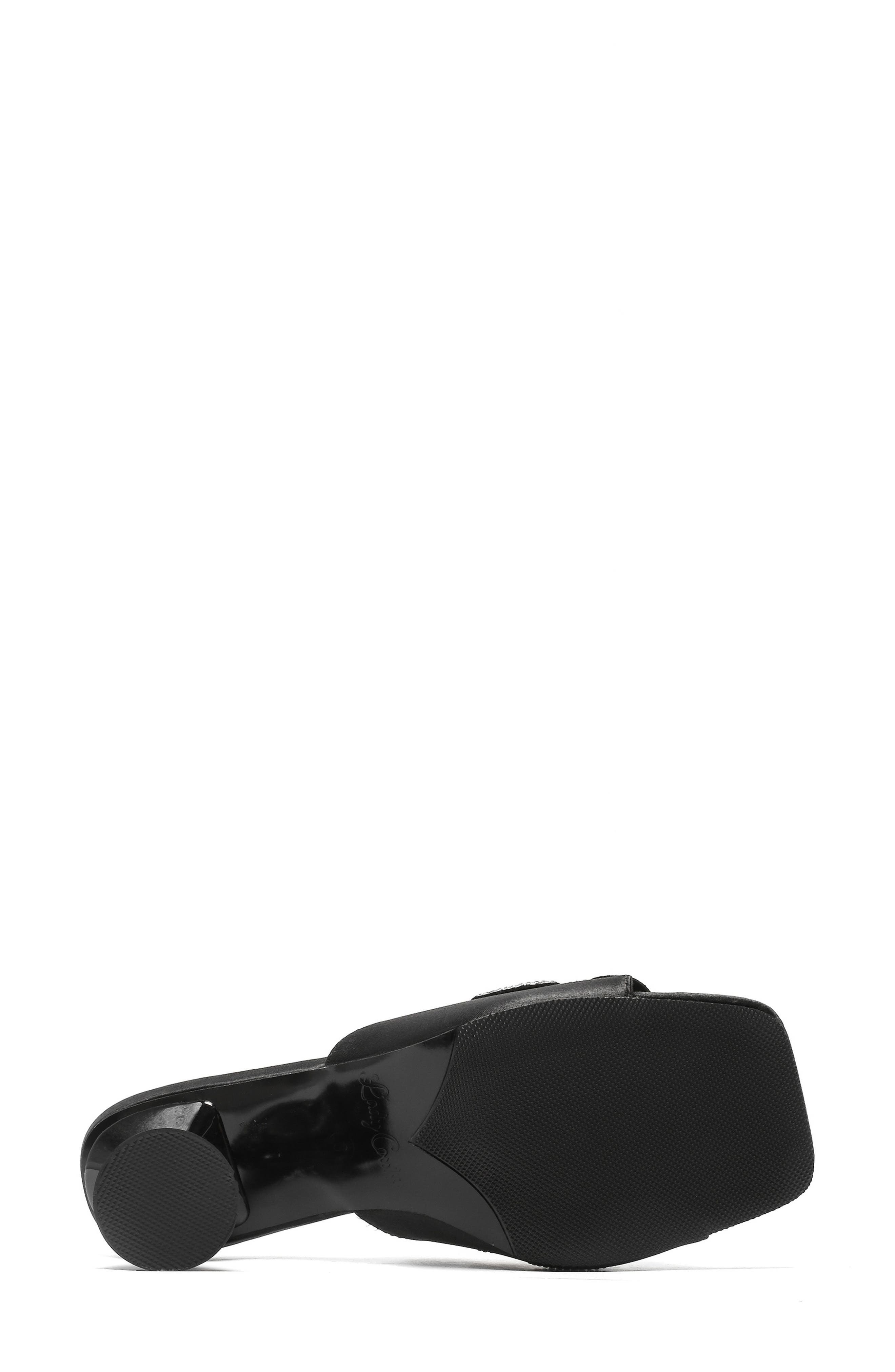 LADY COUTURE Petal Slide Sandal, Alternate, color, Black