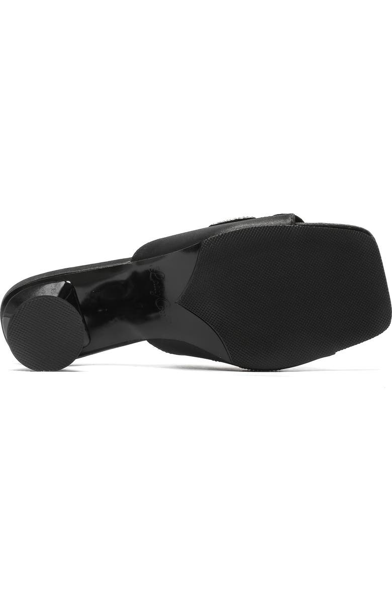 LADY COUTURE Petal Slide Sandal, Alternate, color, Black