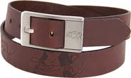 EAGLES WINGS Oklahoma State Cowboys Brandish Leather Belt - Brown
