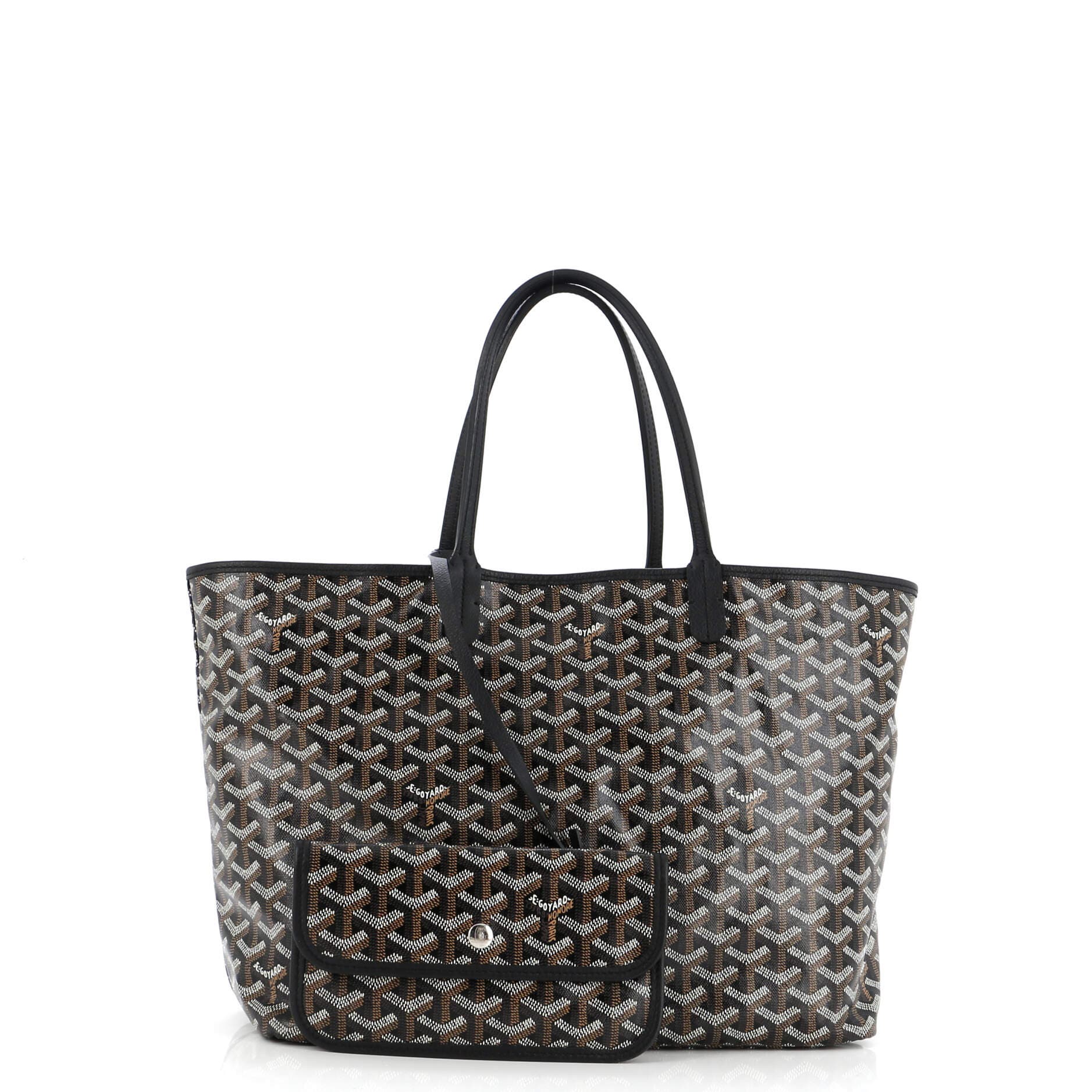 Pre-Owned Goyard Saint Louis Tote Coated Canvas PM, Alternate, color, 