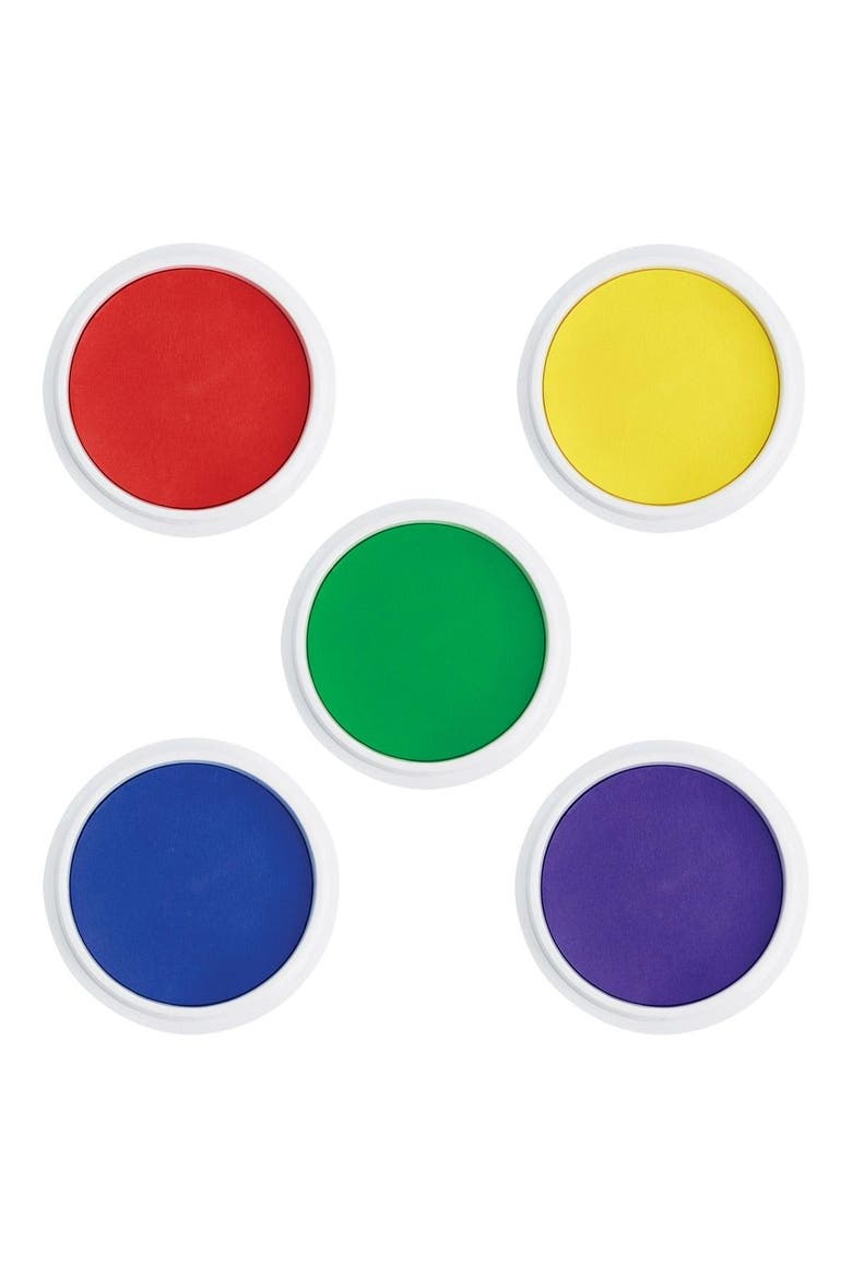 Washable Jumbo Stamp Pad - Set of 5, Alternate, color, Multicolored