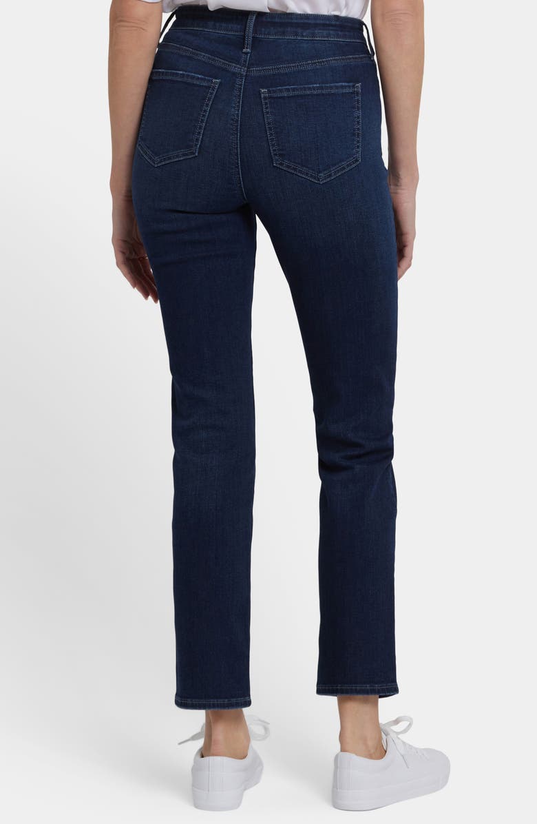 NYDJ Sheri High Waist Slim Straight Leg Jeans, Alternate, color, Ink Skyline