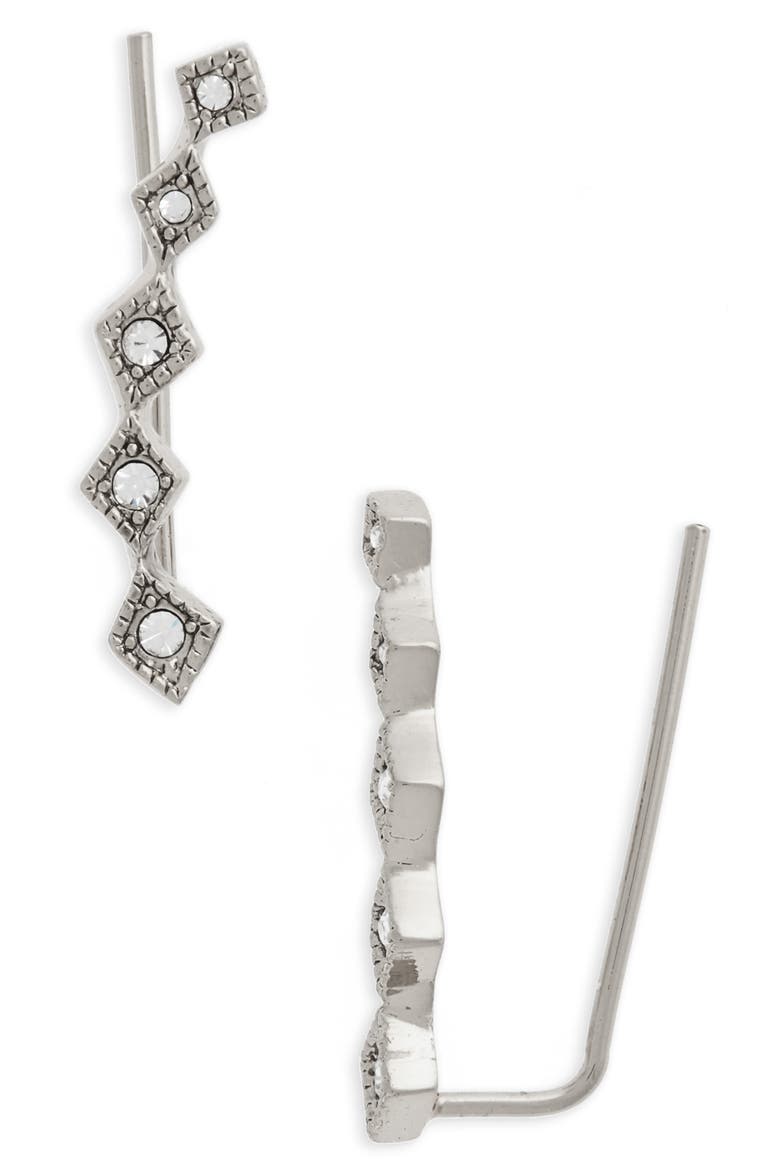 Crystal Ear Crawlers, Main, color, SILVER