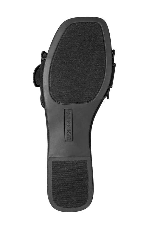 Bandolino Silla Scallop Slide Sandal In Black