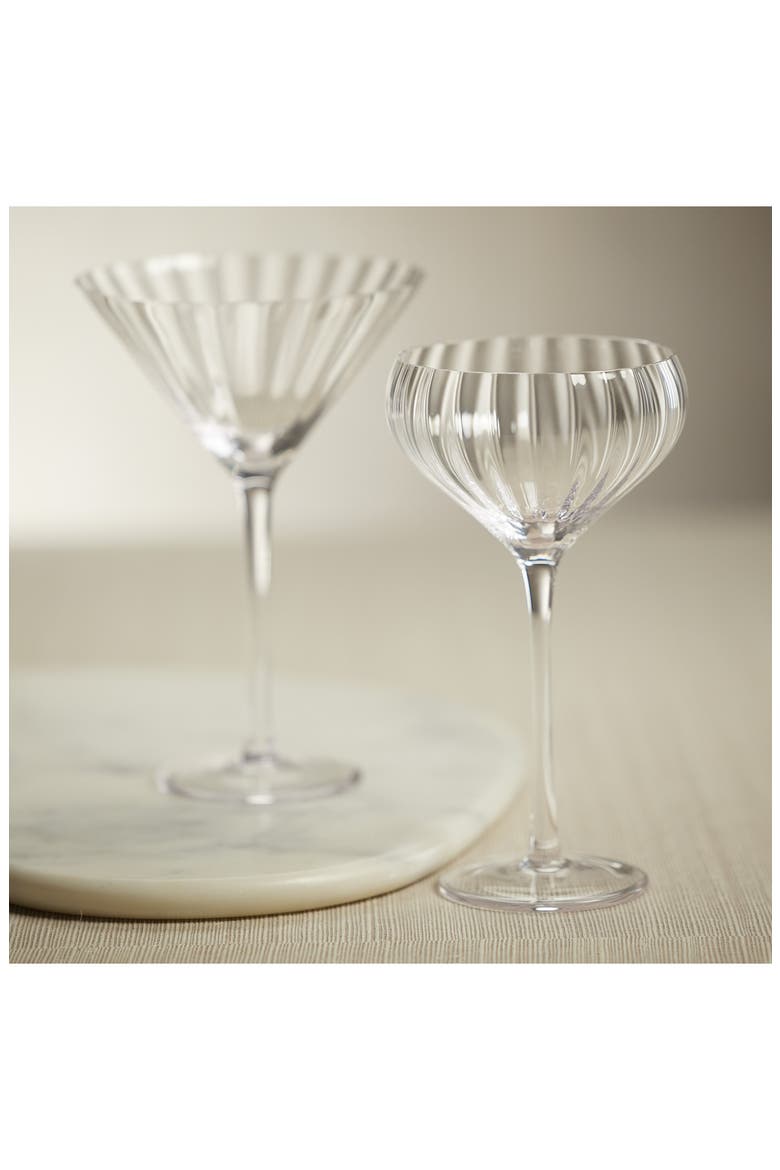 Malden Optic Set of 4 Cocktail Glasses, Alternate, color, CLEAR