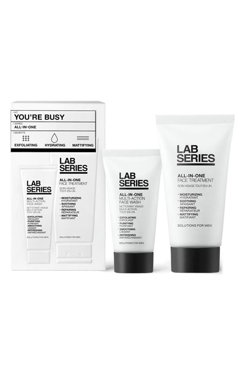 Lab Series Skincare for Men You're Busy Multitasking Set USD $41 Value, Main, color,