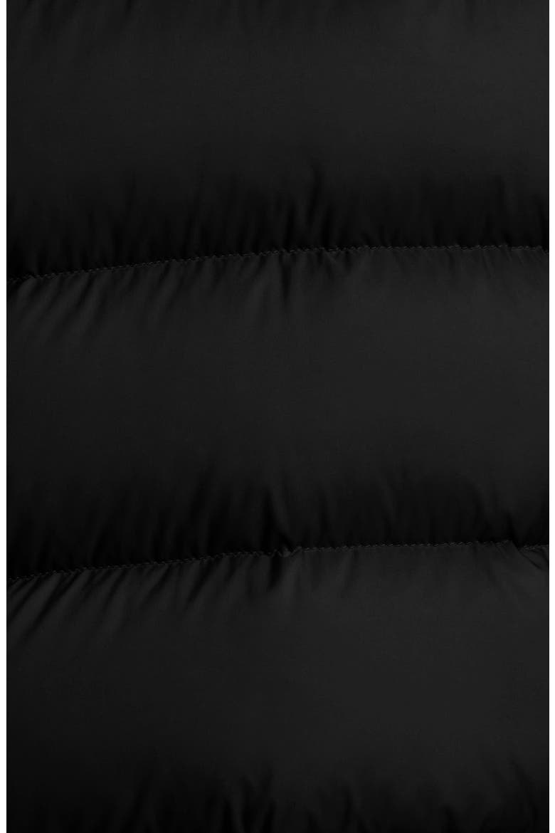 Matte Water Repellent Down Puffer Jacket, Alternate, color, BLACK