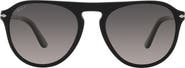 Persol 55mm Polarized Pilot Sunglasses