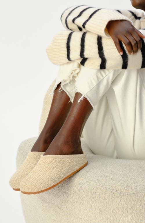 Rothys Rothy's The Cozy Faux Shearling Lined Clog In Neutral