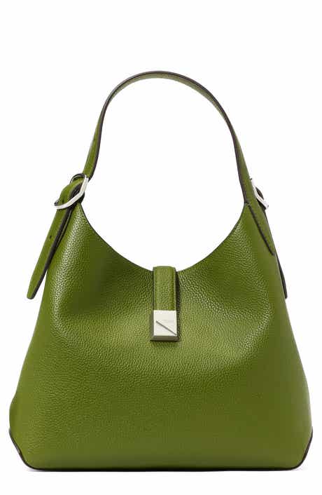 deco pebbled leather shoulder bag