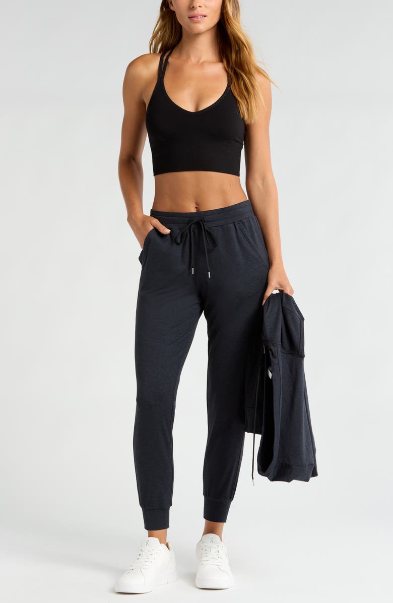 Zella Rhythm Seamless Sports Bra, Alternate, color,