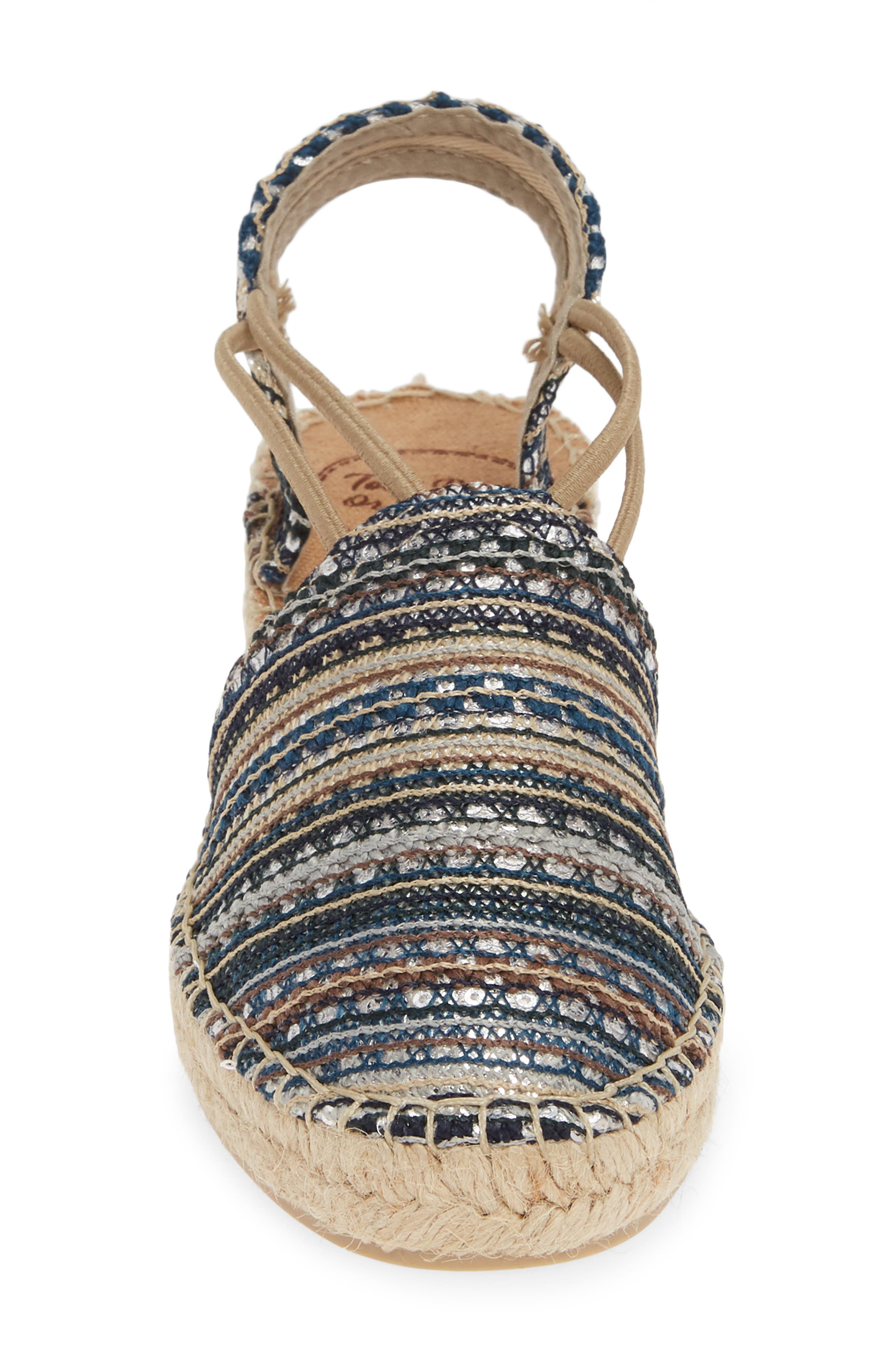 Tania Espadrille Wedge, Alternate, color, TAUPE FABRIC