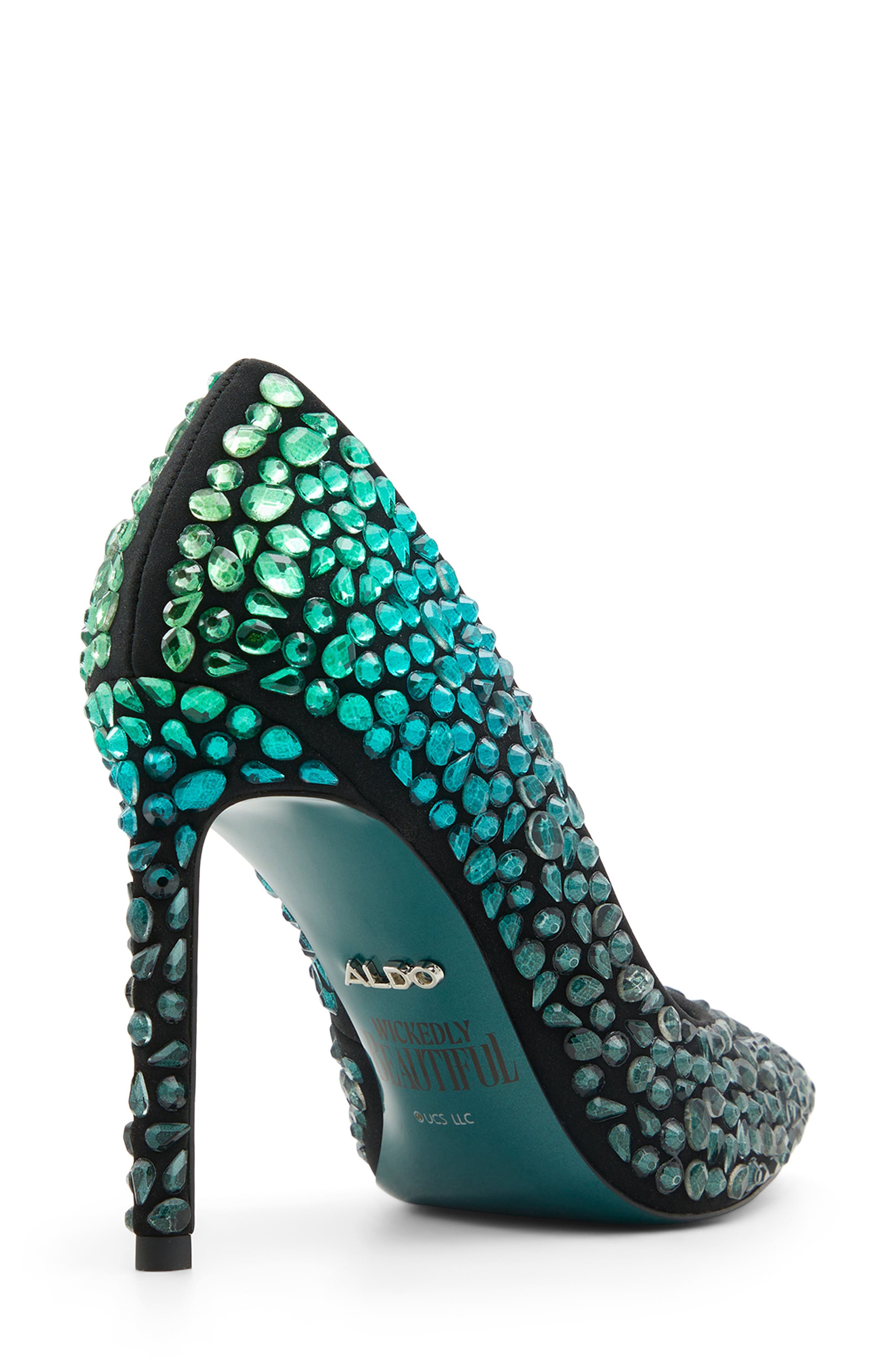 ALDO x Wicked The Green Elixir Pointed Toe Pump, Alternate, color, 