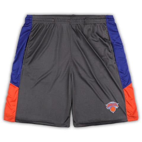 Men's Fanatics Branded Gray New York Knicks Big & Tall Shorts