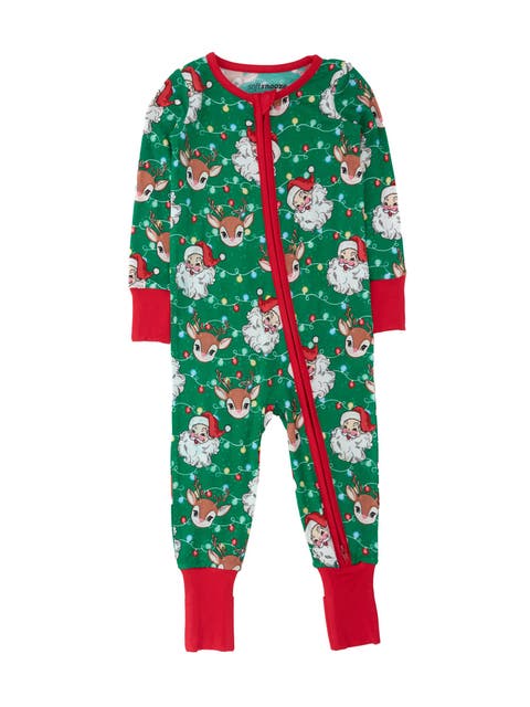 SoftSnooze Gender Incusive Holiday Convertible One Piece Pajamas