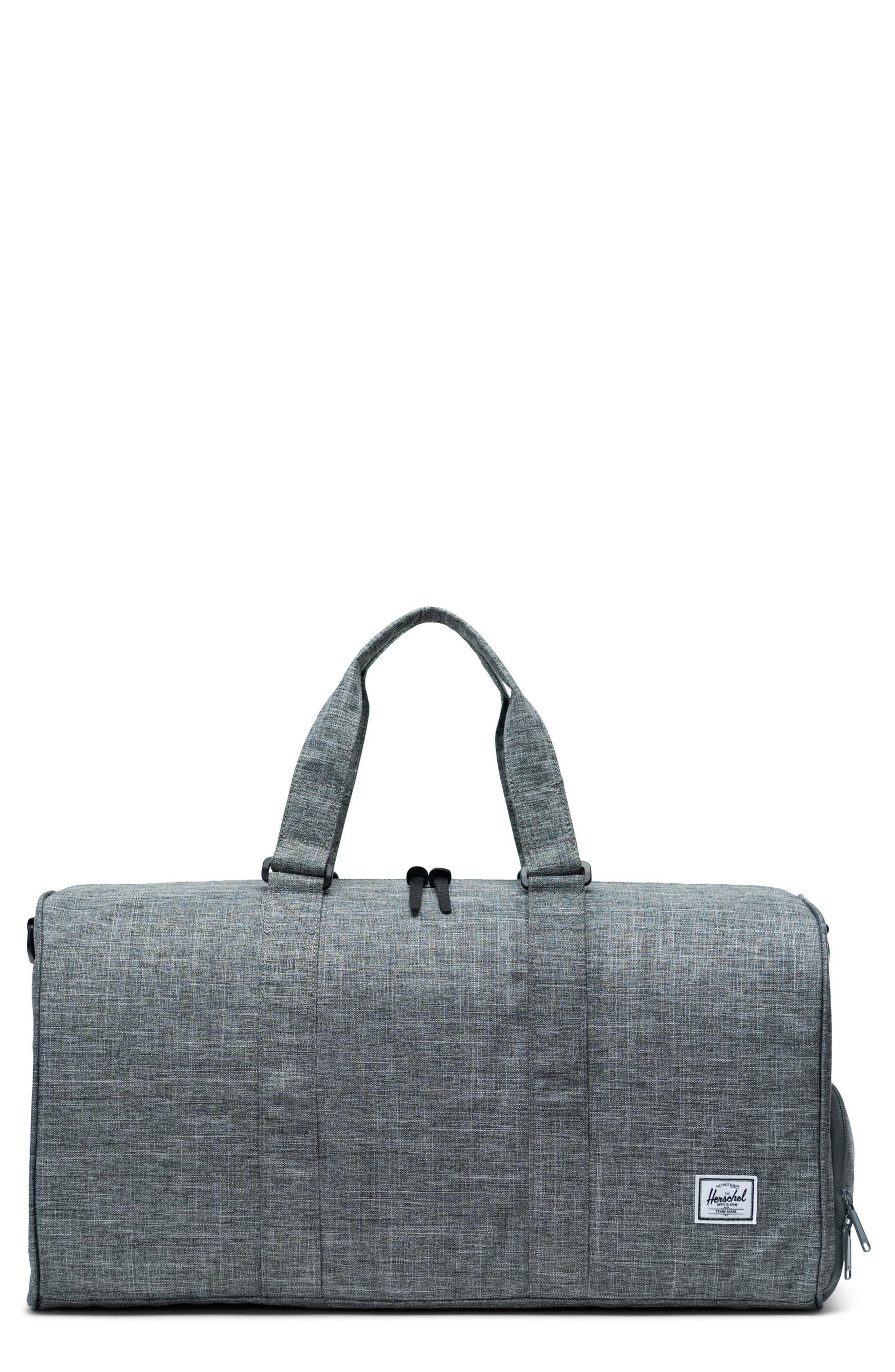 Novel Duffle Bag, Main, color, RAVEN CROSSHATCH