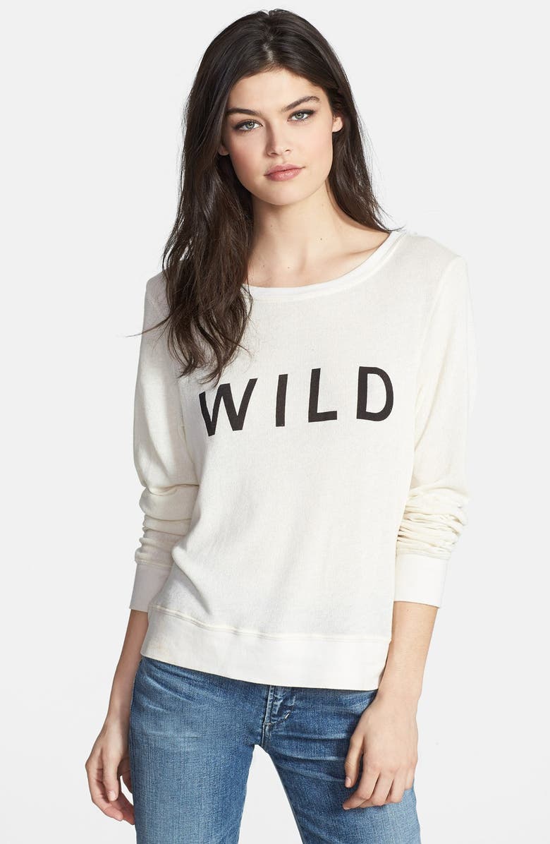 Wildfox 'Wild Beach' Knit Sweater, Main, color, 