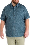 True Nation by DXL Big & Tall Floral Sport Shirt V2