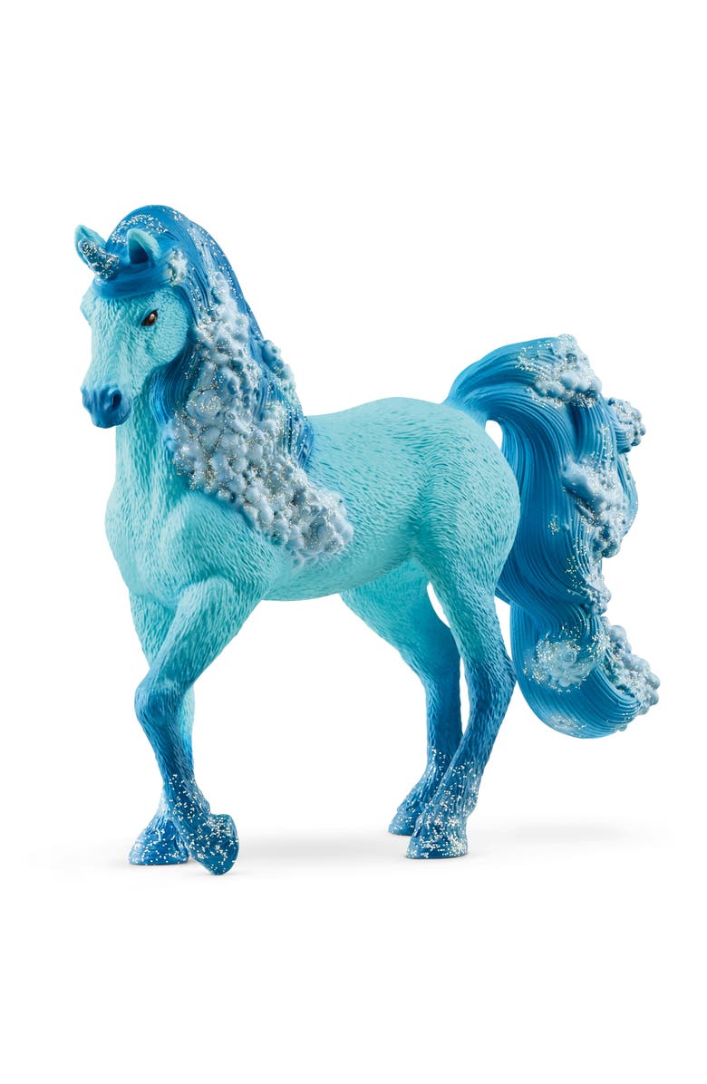 Schleich Bayala Elementa Water Unicorn Mare, Collectible Figure, Kids, Main, color, Multicolored