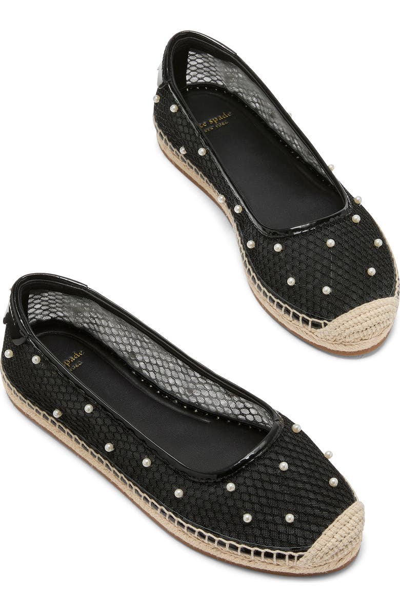 Kate Spade New York Faux Pearl Ballet Flat, Alternate, color,