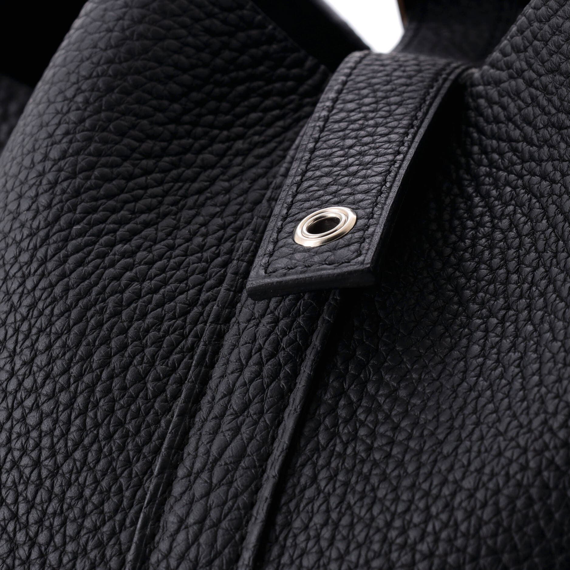 Picotin Lock Bag Clemence GM, Alternate, color, Noir