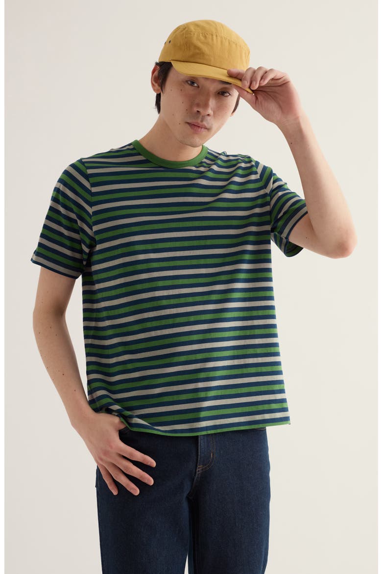Seven Seas Sailor Organic Cotton T-Shirt, Alternate, color, DUET MINI CORNISH GREEN BEAN