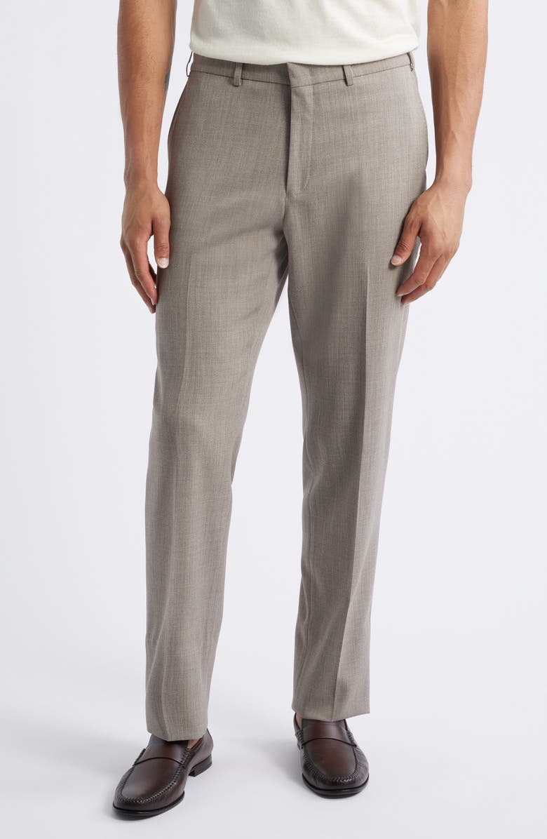 Vince Ives Regular Fit Stretch Wool Suit, Alternate, color, Light Brown