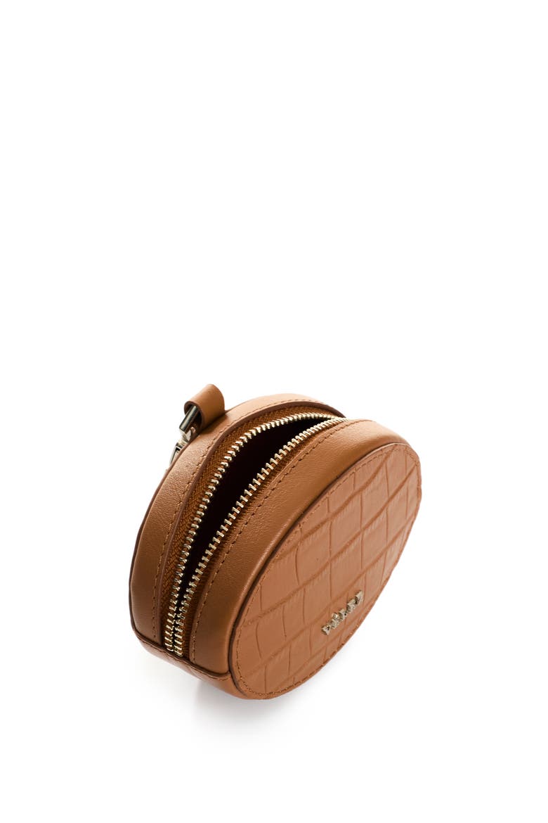 Leather Coin Purse, Alternate, color, Brown