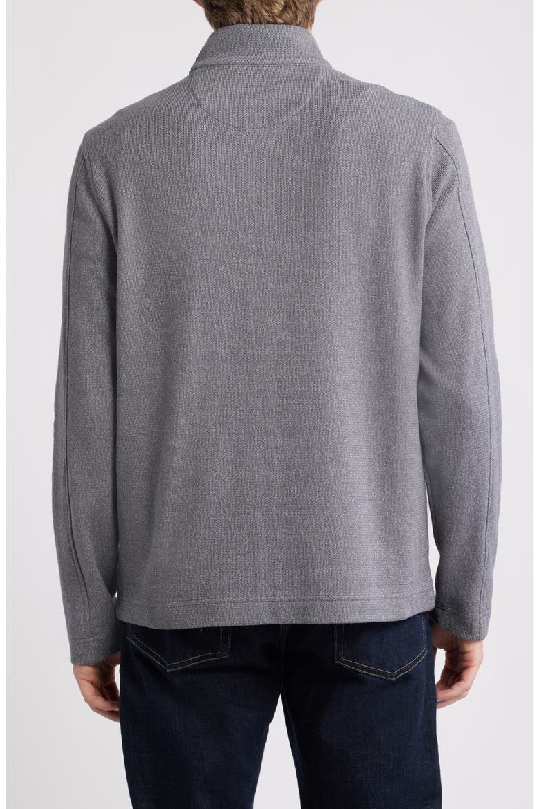 Sueded Mixed Media Jacket, Alternate, color, GRAY